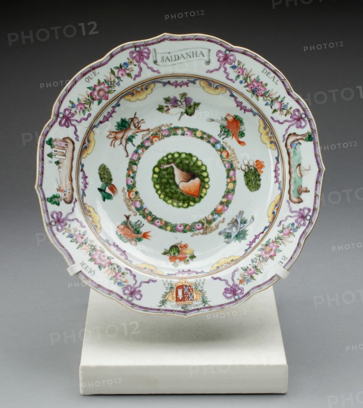 Soup Bowl, Jingdezhen, c. 1765. Creator: Jingdezhen Porcelain.
