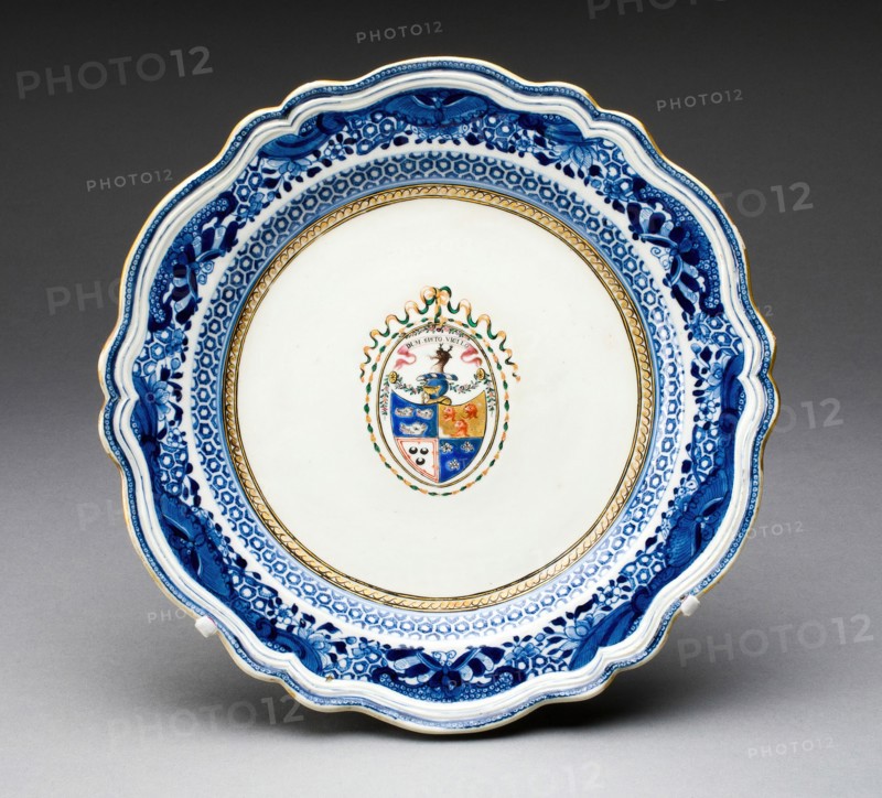 Plate, Jingdezhen, c. 1780. Creator: Jingdezhen Porcelain.