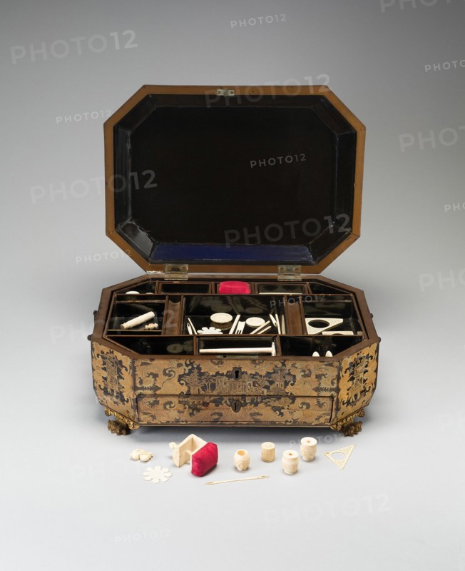 Work Box, China, Early to mid 19th century. Creator: Unknown.