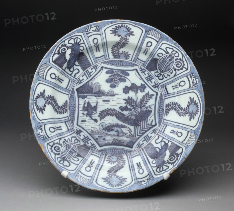 Charger, Delft, c. 1690/1700. Creator: Delftware.