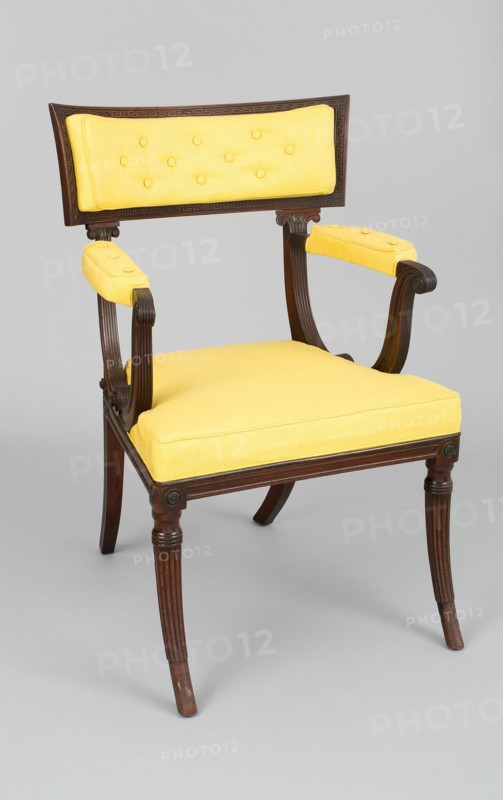 Armchair, England, c. 1810. Creator: Unknown.