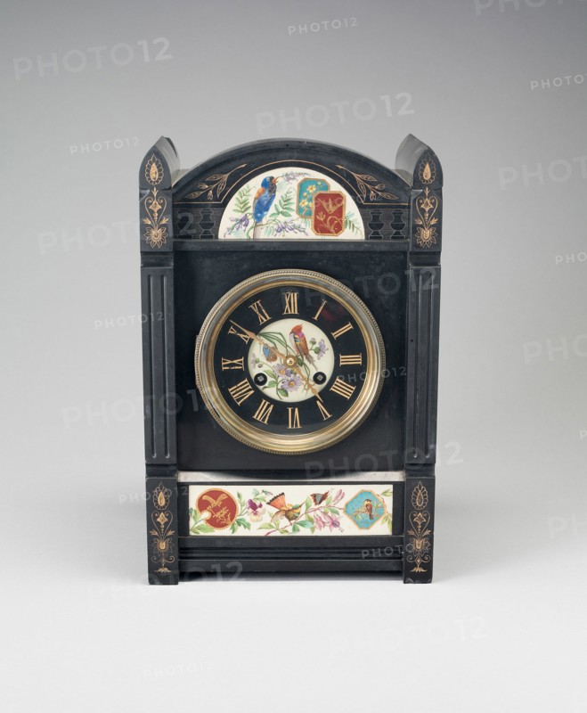 Mantel Clock, England, 1875/80. Creator: Unknown.