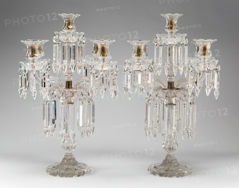 Pair of Candelabra, England, 1835/40. Creator: Unknown.