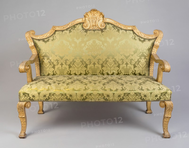 Settee (one of a pair), England, 1725/35. Creator: Unknown.