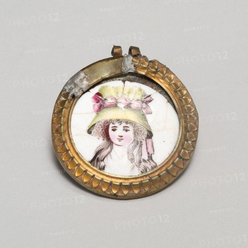 Cloak Pin (Knob or Tieback), England, 1810/30. Creator: Unknown.