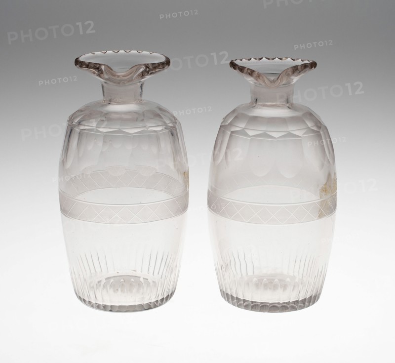Pair of Cruets, England, c. 1800. Creator: Unknown.