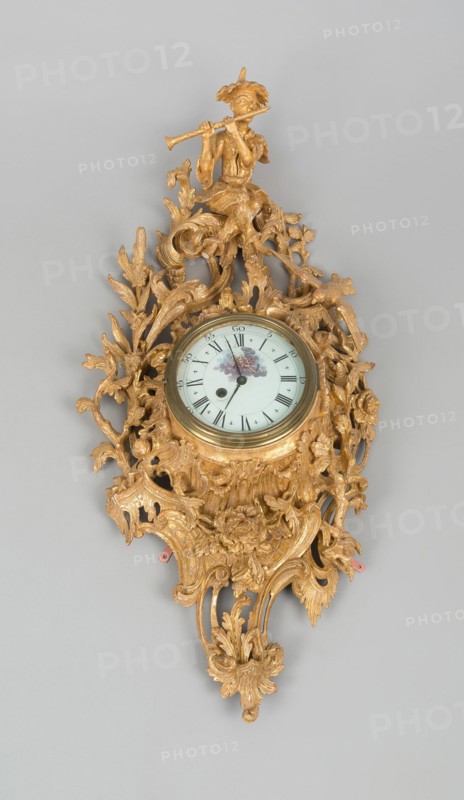 Wall Clock, England, c. 1750. Creator: Unknown.