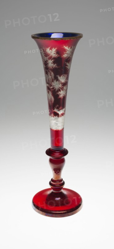 Vase, England, c. 1850/60. Creator: Unknown.