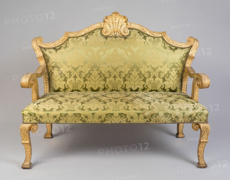 Settee (one of a pair), England, 1725/35. Creator: Unknown.