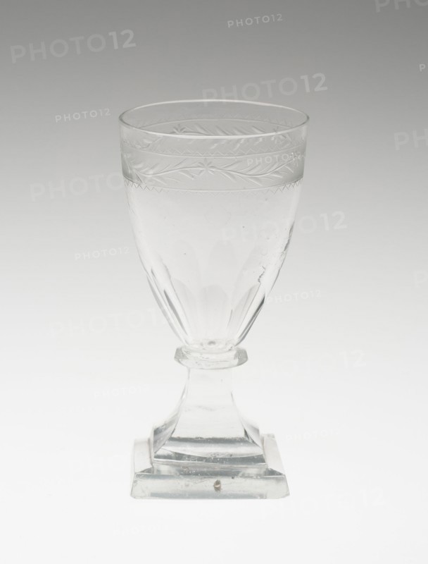 Dwarf Ale Glass, England, 1750/1850. Creator: Unknown.