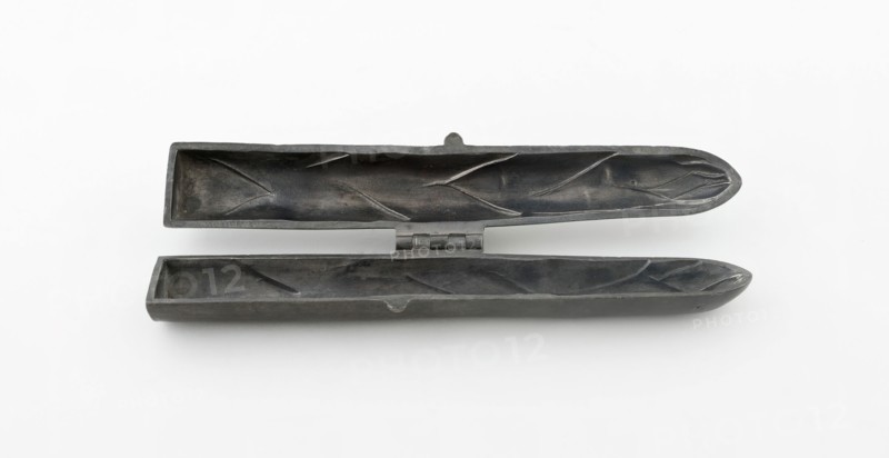 Ice Cream Mold (in the shape of an asparagus spear), England, c. 1900. Creator: Unknown.