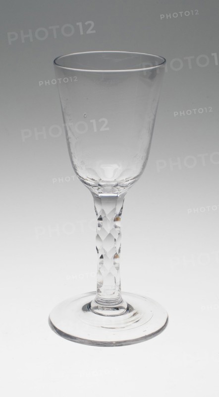 Wine Glass, England, c. 1760/80. Creator: Unknown.