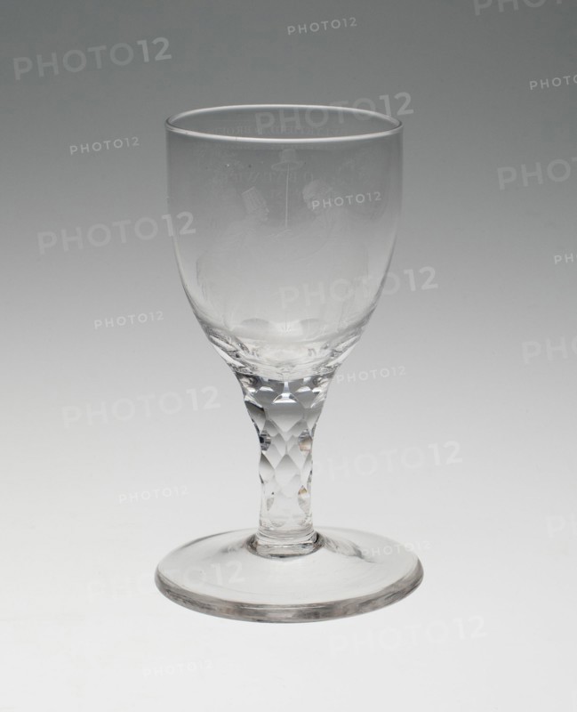 Wine Glass, England, January 26, 1795. Creator: Unknown.