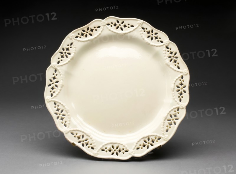 Plate, Leeds, 1780/90. Creator: Unknown.
