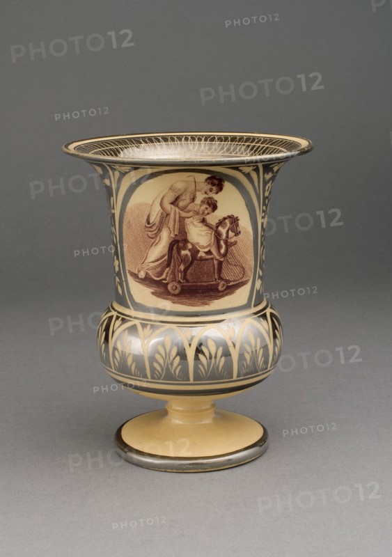 Vase, Leeds, c. 1820. Creator: Unknown.