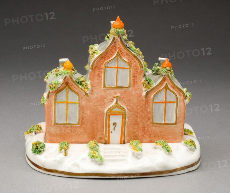 Incense Burner, Staffordshire, c. 1830. Creator: Staffordshire Potteries.