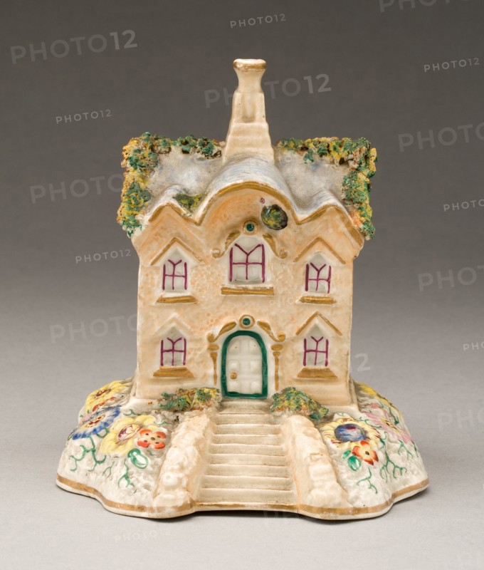 Incense Burner, Staffordshire, c. 1830. Creator: Staffordshire Potteries.