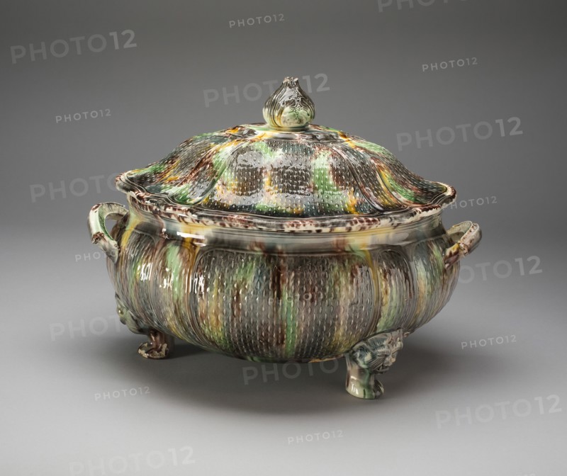 Tureen, Staffordshire, 1750/65. Creator: Staffordshire Potteries.