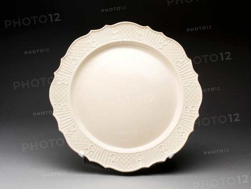 Dish, Staffordshire, 1750/59. Creator: Staffordshire Potteries.
