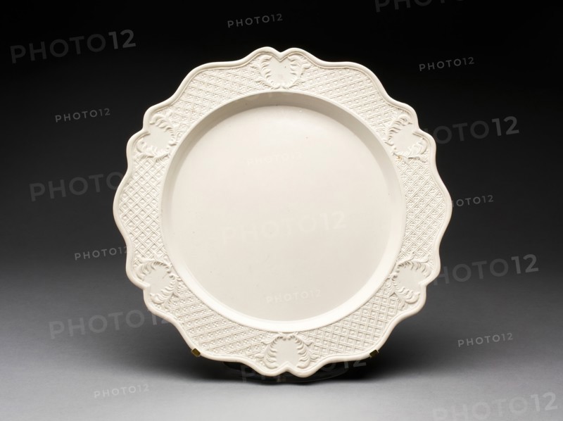 Plate, Staffordshire, 1750/59. Creator: Staffordshire Potteries.