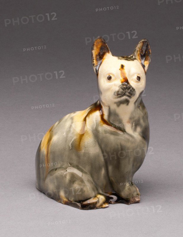Cat, Staffordshire, 1760/70. Creator: Staffordshire Potteries.