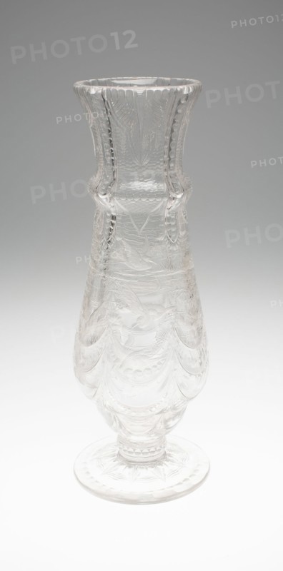 Vase, Stourbridge, c. 1875/80. Creator: Unknown.