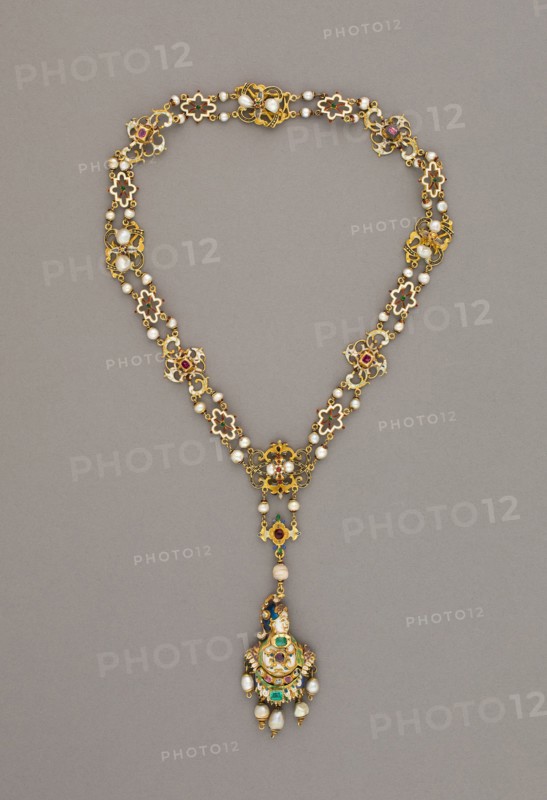 Pendant Necklace, Europe, c. 1600 and others 18th century. Creator: Unknown.