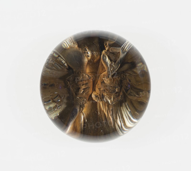 Paperweight, England, c. 1848-60. Creator: Unknown.