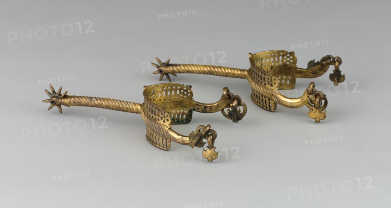 Pair of Rowel Spurs, Germany, East, c. 1500/25. Creator: Unknown.