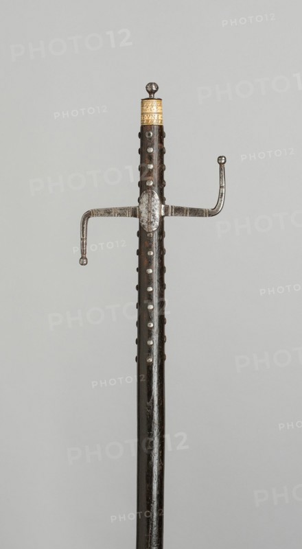Walking Staff with Sword Hilt, Germany, 1663. Creator: Unknown.
