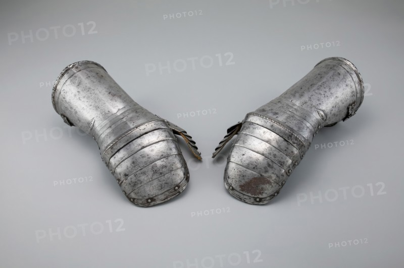 Pair of Mitten Gauntlets, Germany, c. 1530. Creator: Unknown.