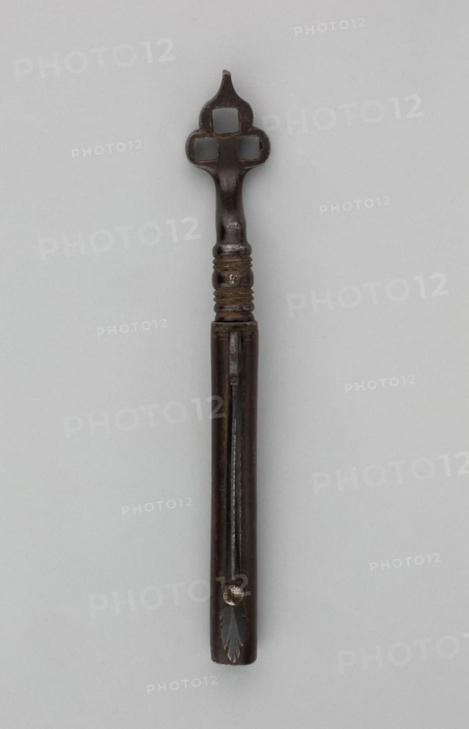 Wheellock Spanner with Powder Measure and Screwdriver, Germany, 17th century. Creator: Unknown.