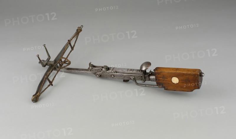 Stone Crossbow with Spanner for a Child, Germany, c. 1700. Creator: Unknown.