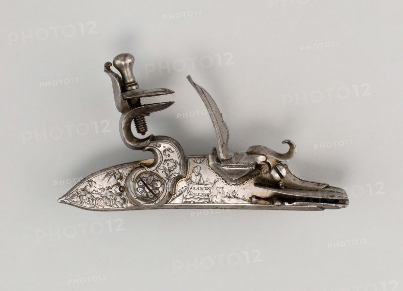 Detached Flintlock, Europe, late 18th century. Creator: Unknown.