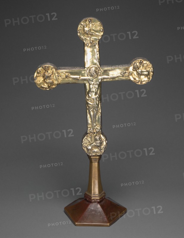 Altar Cross, Brunswick, c. 1325; foot: 15th century. Creator: Unknown.