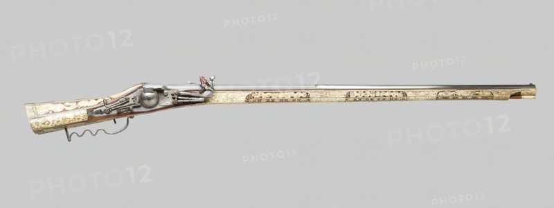 Wheellock-Matchlock Gun, Suhl, 1580/1600. Creator: Unknown.