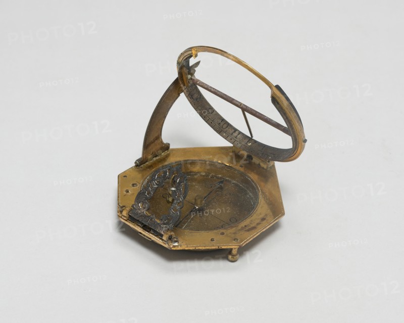 Portable Compass Sundial, Germany, 17th century. Creator: Unknown.