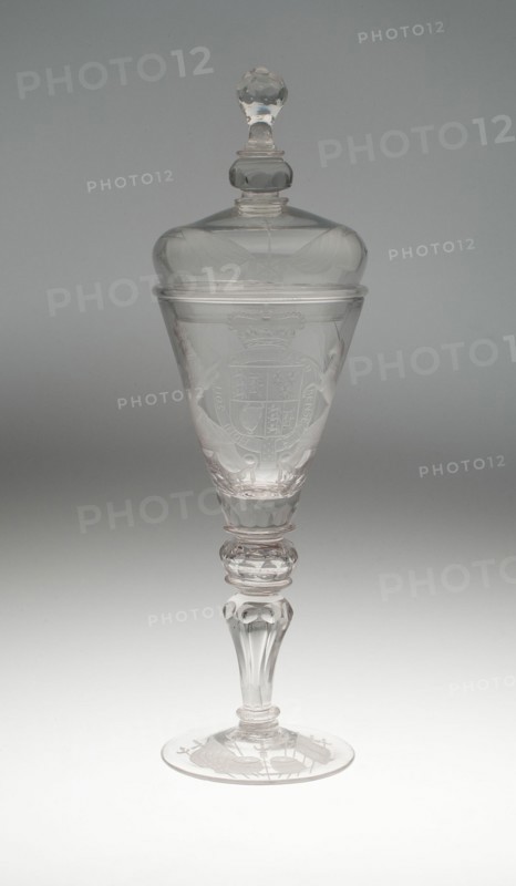 Goblet with Cover, Germany, c. 1750. Creator: Unknown.