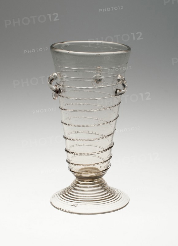 Passglass with Loops and Glass Rings, Germany, 1600/1700. Creator: Unknown.