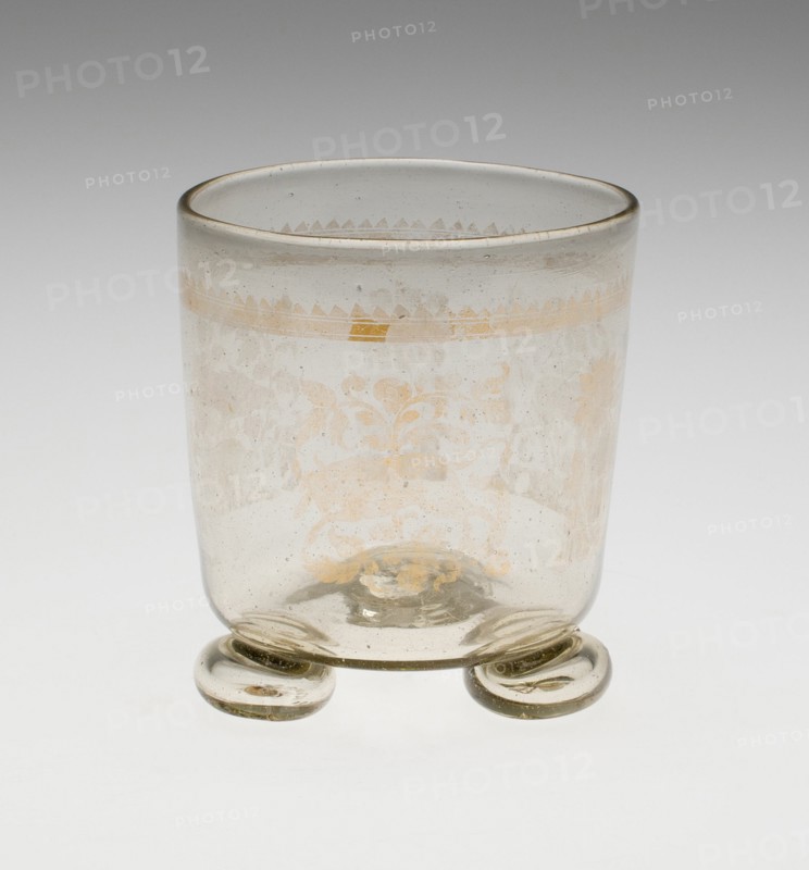 Beaker with Feet, Germany, Late 17th century. Creator: Unknown.
