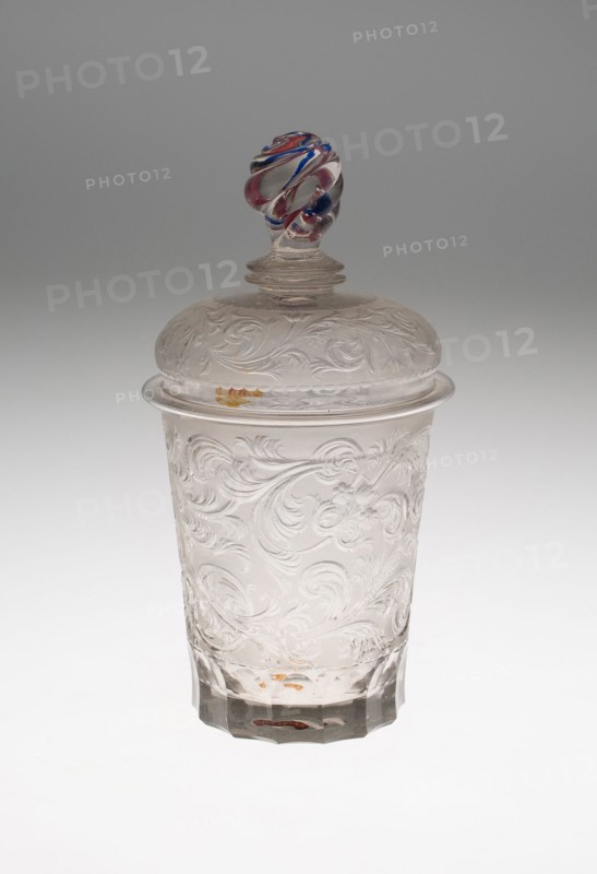 Tumbler with Cover, Potsdam, Early 18th century. Creator: Unknown.