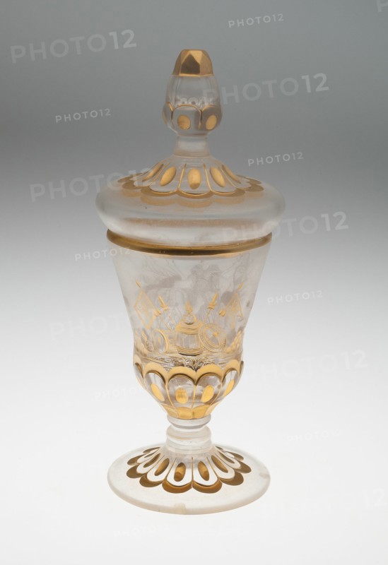 Wine Glass and Cover, Potsdam, c. 1740. Creator: Unknown.