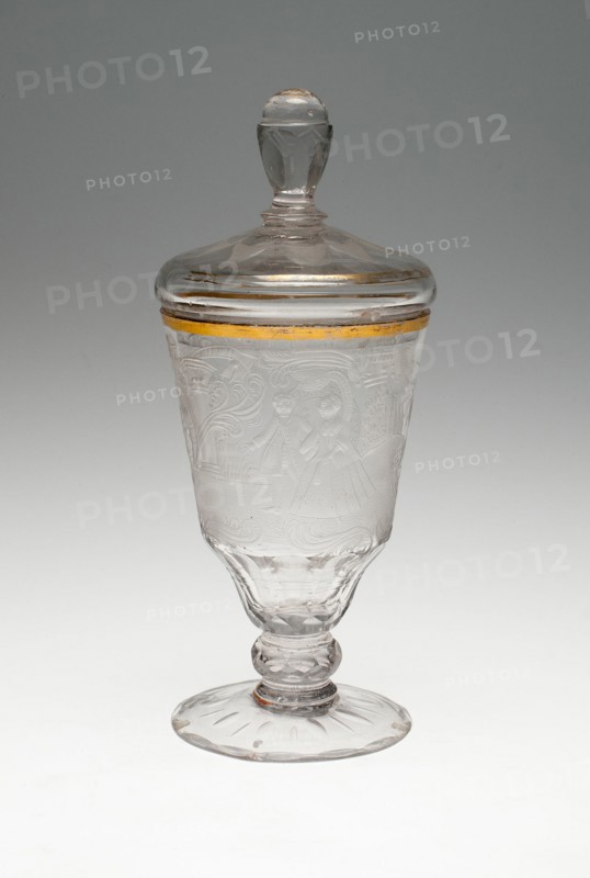 Wine Glass and Cover, Schleswig, c. 1740. Creator: Unknown.