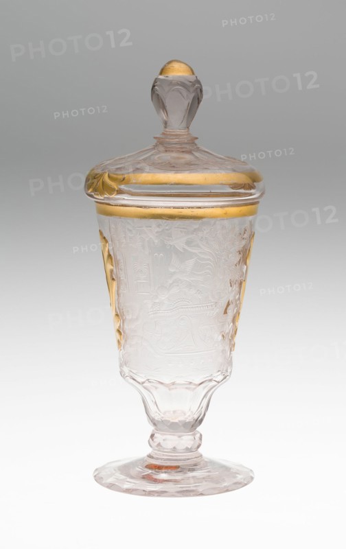Wine Glass and Cover, Schleswig, c. 1740. Creator: Unknown.