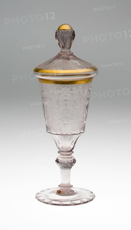 Wine Glass and Cover, Schleswig, c. 1740. Creator: Unknown.