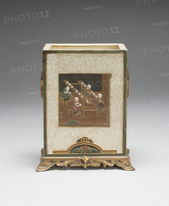 Vase, England, 1875/80. Creator: Royal Worcester.