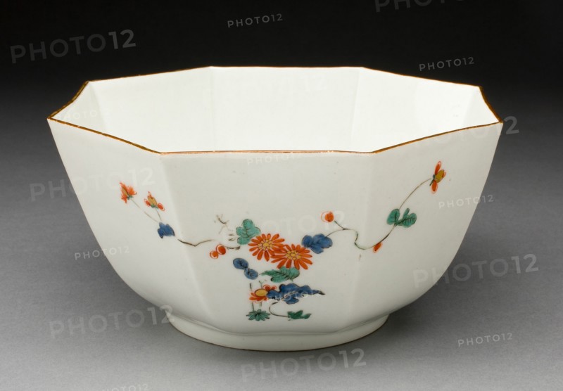Bowl, Meissen, c. 1732. Creator: Meissen Porcelain.
