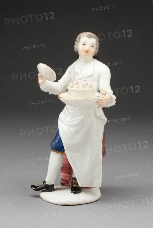 Figure of a Cook, Meissen, 1740/55. Creator: Meissen Porcelain.