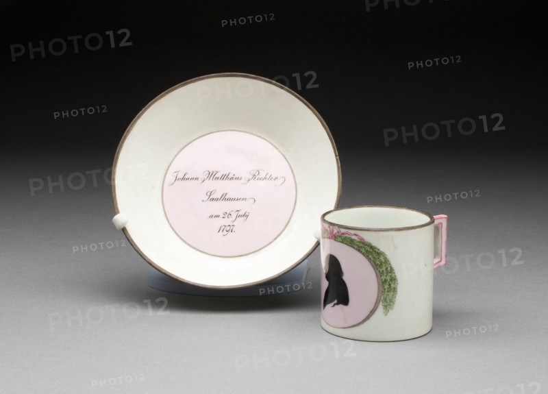 Cup and Saucer, Meissen, 1797. Creator: Meissen Porcelain.