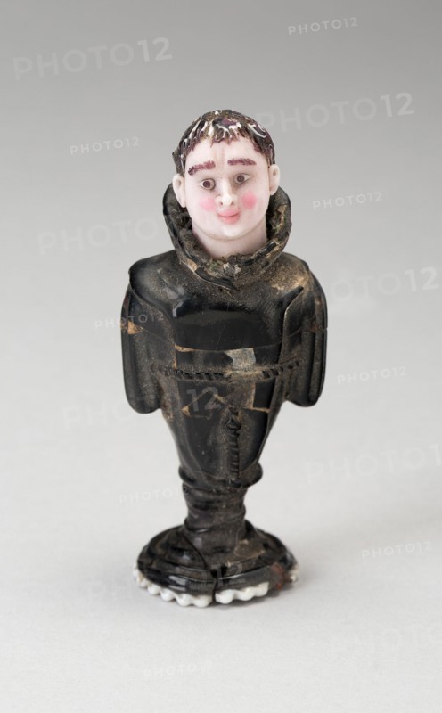 Bust of a Cleric, France, 18th century. Creator: Verres de Nevers.
